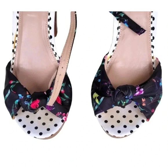 BETSEY JOHNSON | Nellie Floral Platform Sandal Size 9.5 - Picture 6 of 7